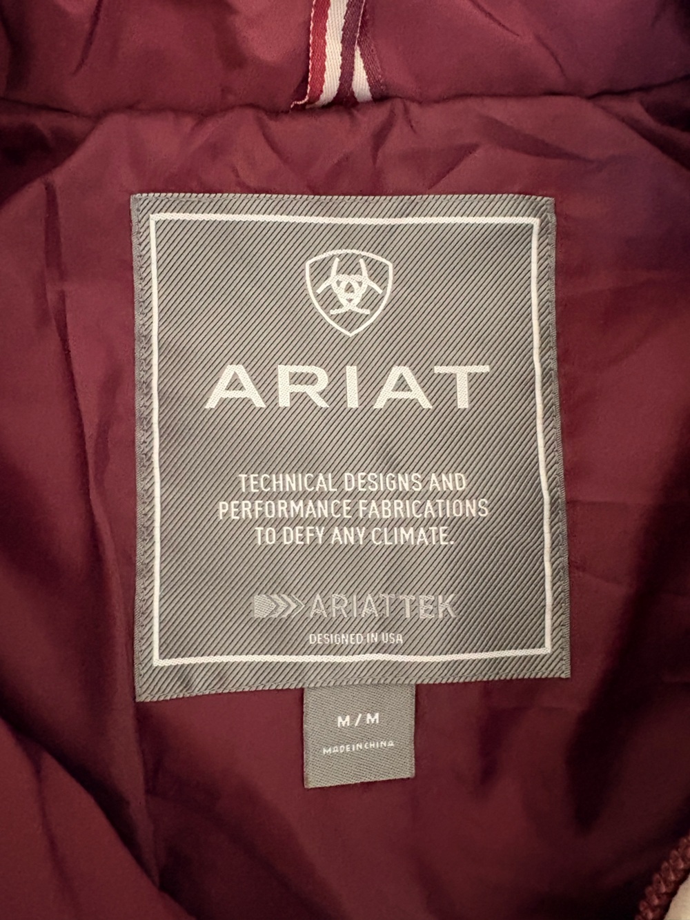 Ariat Quilted Vest - Picture 3 of 3